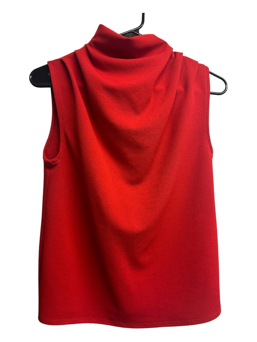 Express Sleeveless Draped Mock Neck Top